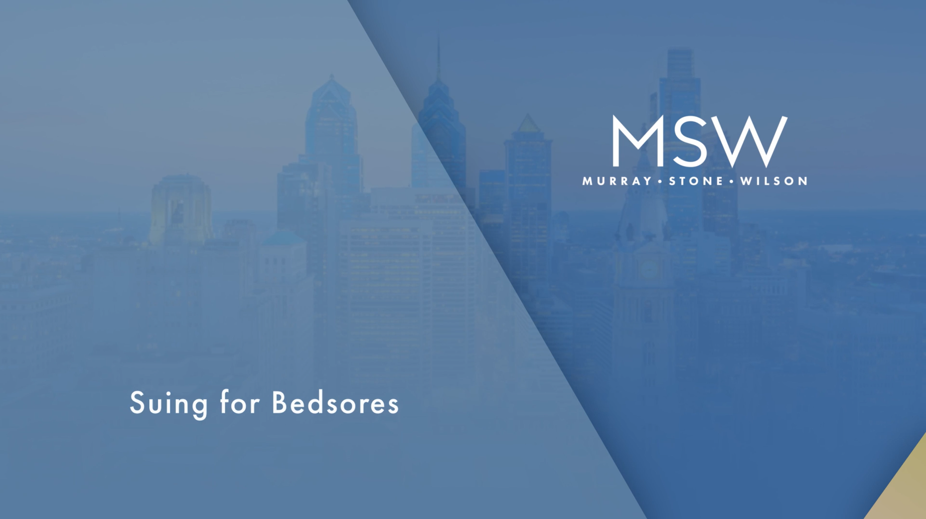 Suing for bedsores